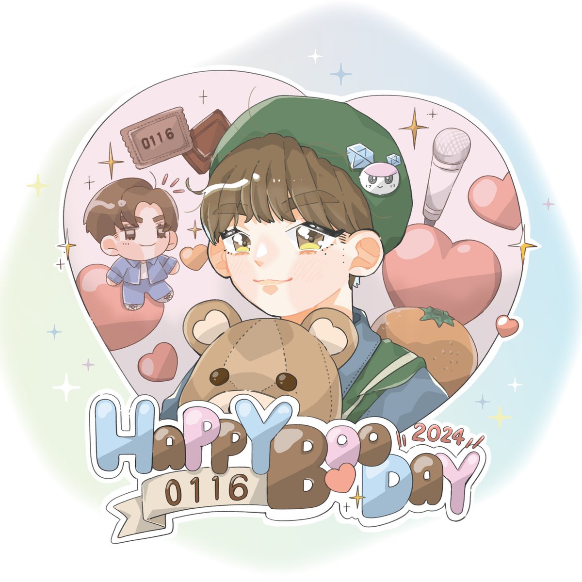 🎉🎂🍊𝐻𝑎𝑝𝑝𝑦 𝑏𝑖𝑟𝑡ℎ𝑑𝑎𝑦💐🧸🎁

#뿌이팅해야지_오늘은_승관이날
#happyBOOday
#seventeenfanart