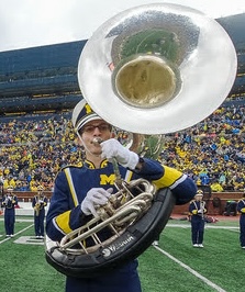 True <a href="/UMichFootball/">Michigan Football</a> stat: Consecutive Rose Bowl games and National Championships won when there was a Schneider in the <a href="/umichband/">Michigan Marching & Athletic Bands</a>: 2

(Myself, in my final year, in 1997; my son Eli, in his first year, in 2023!)