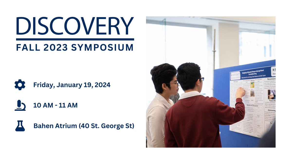 Discovery @ University of Toronto (@uoftdiscovery) on Twitter photo Attention grad and undergrad students! Interested in STEM education and research? Stop by our Symposium this Friday to learn about (and celebrate!) the Discovery projects completed by this term’s <a href="/leacock_tdsb/">Stephen Leacock Collegiate Institute</a> Grade 12 Biology and Physics students. Attention grad and undergrad students! Interested in STEM education and research? Stop by our Symposium this Friday to learn about (and celebrate!) the Discovery projects completed by this term’s <a href="/leacock_tdsb/">Stephen Leacock Collegiate Institute</a> Grade 12 Biology and Physics students.