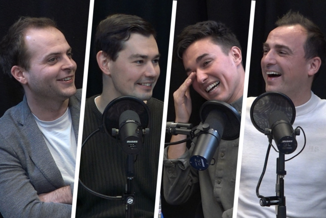 nieuwsbladsport's tweet photo. SJOTCAST. De Grote Verjaardagsspecial: Yanko bracht Gert, Guillaume en Lars voor één keer opnieuw bij elkaar https://t.co/E1xhIZ6Mbu https://t.co/NT5fEcQLhW