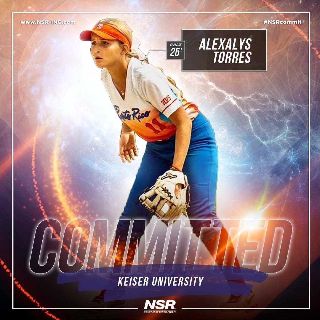 nsrnow's tweet photo. 🚨#CommitmentAlert🚨
Congrats to #NSRsoftball @AlexalysTorres

🎓: 2025
🌎: Cape Coral, Florida
🏫: Bishop Verot
✅: to @KeiserU !👍🥎
👤: @bowey23
🖥: https://t.co/PyUflymPZu
#NSRcommit
#AlexalysTorresNSR https://t.co/Pp1h24CEQ4