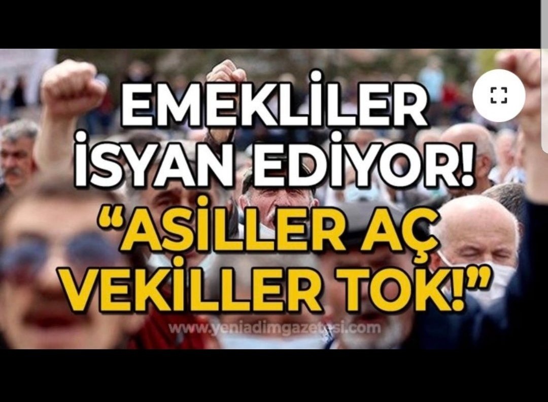 Vekil maaşları neden arttı⁉️

Sarayın ödeneği neden %85 arttırıldı⁉️

Sizin yediğiniz içtiğiniz hesabı neden emekli ödüyor⁉️

Eşitlik ve adalet istiyoruz.
<a href="/isikhanvedat/">Prof. Dr. Vedat Işıkhan</a>
<a href="/_cevdetyilmaz/">Cevdet Yılmaz</a>

#EmeklidenVetoistifaEdin