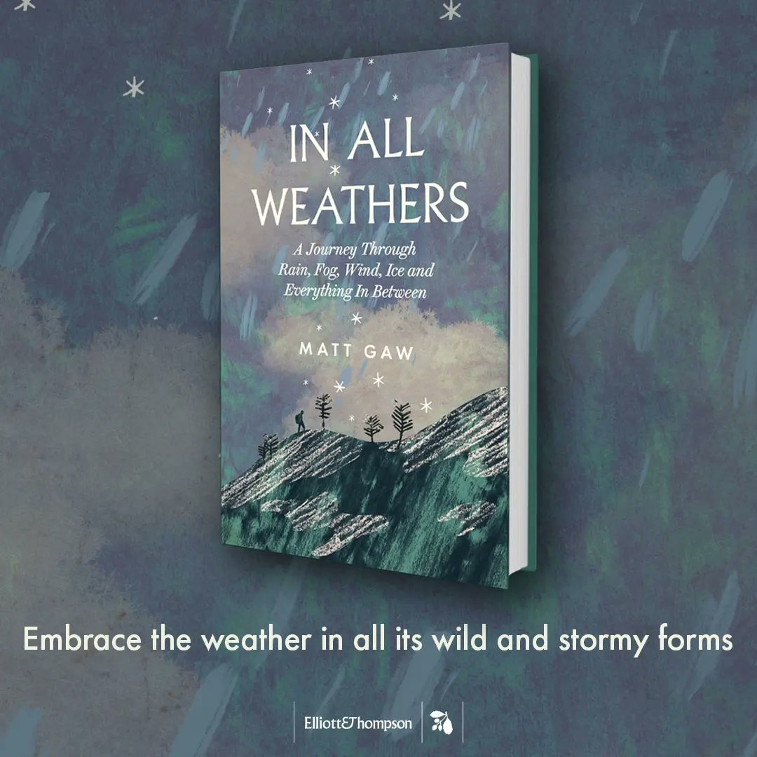 So delighted to share the cover of In All Weathers. Published on March 28, 2024 with @eandtbooks. You can order yours here: bit.ly/3Hge2Ze (or from your favourite indie bookshop). Xxx