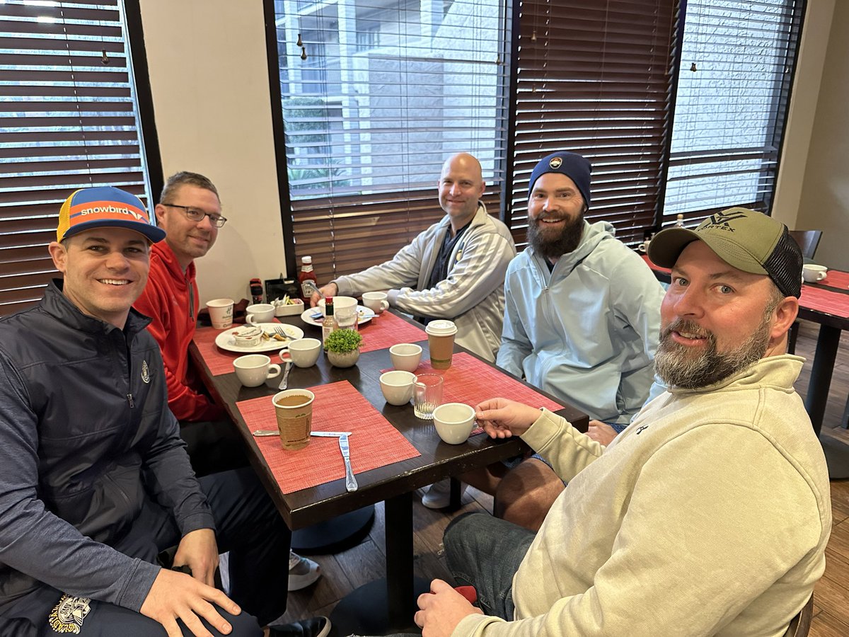Chatting at breakfast about his journey from Mississippi to the <a href="/MLB/">MLB</a> Show .  Thanks  <a href="/DimTillard/">Tim Dillard</a> !
<a href="/BrewersFanCamp/">Brewers Fantasy Camp</a>