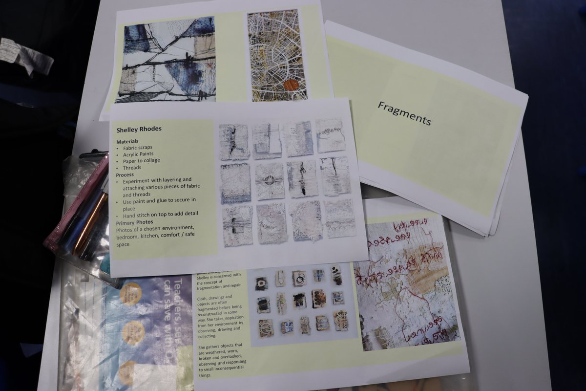 HonleyHighUK's tweet photo. There's some beautiful work taking shape in GCSE Textiles. We can't wait to see the finished pieces.
Well done everyone!
#textiles #design #art #artiststudy
#creativity #honleyhighschool #striveforthehighest https://t.co/4t5AKnQLAP