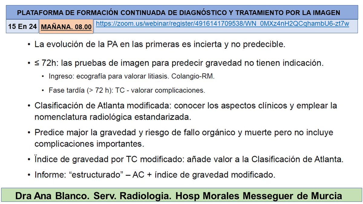 Salvador Pedraza (@salvasapedraza) on Twitter photo Interesante sesión de la Dra Ana Blanco sobre “El informe radiológico en la Pancreatitis aguda: guía para la urgencia” con moderación de la Dra Angeles Franco <a href="/hospitalclinic/">Hospital Clínic</a> <a href="/sediabdomen/">SEDIA</a> <a href="/SERAUWeb/">SERAU</a> <a href="/idibaps/">IDIBAPS</a> <a href="/idibgi/">IDIBGI Institut d'Investigació Biomèdica de Girona</a> <a href="/htrueta/">Hospital Trueta</a> @seram_rx <a href="/iasgirona/">Institut d’Assistència Sanitària</a> <a href="/AreaHjt/">Àrea Imatge Cardiotoràcica IDI Girona</a> <a href="/myESR/">myesr</a> <a href="/RSNA/">RSNA</a> Interesante sesión de la Dra Ana Blanco sobre “El informe radiológico en la Pancreatitis aguda: guía para la urgencia” con moderación de la Dra Angeles Franco <a href="/hospitalclinic/">Hospital Clínic</a> <a href="/sediabdomen/">SEDIA</a> <a href="/SERAUWeb/">SERAU</a> <a href="/idibaps/">IDIBAPS</a> <a href="/idibgi/">IDIBGI Institut d'Investigació Biomèdica de Girona</a> <a href="/htrueta/">Hospital Trueta</a> @seram_rx <a href="/iasgirona/">Institut d’Assistència Sanitària</a> <a href="/AreaHjt/">Àrea Imatge Cardiotoràcica IDI Girona</a> <a href="/myESR/">myesr</a> <a href="/RSNA/">RSNA</a>