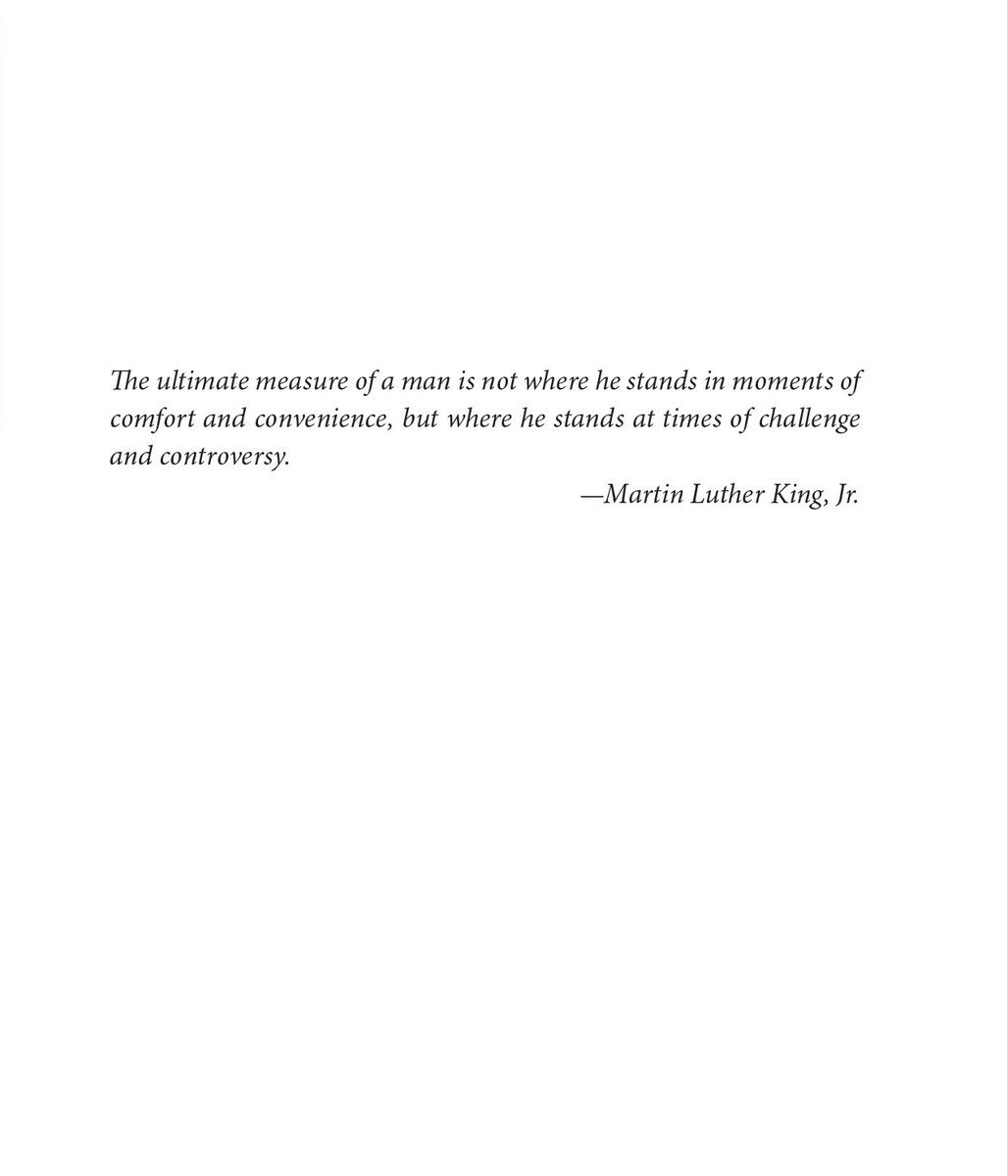 This seems like a good time to share the epigraph for the book. Happy MLK Day!