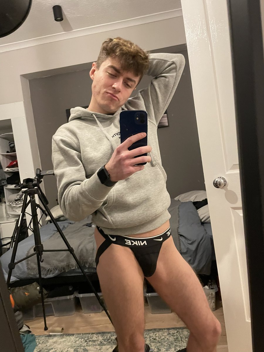 rossy6562's tweet photo. Nobody but you and I  will know I’ve a jock strap on today x 😌 https://t.co/8uCYdlep0E