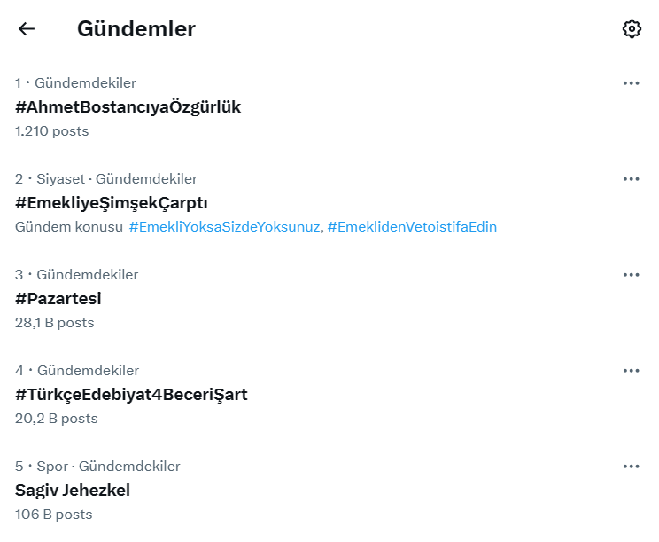 Gündemdeyiz İnşâAllah.

📢 Tüm kardeşlerimizin özgün gönderilerini istikrarlı şekilde oluşturmaları rica ediyoruz. Allah (cc) her paylaşımınızı bereketlendirsin, Ahmet Bostancı'nın özgürlüğüne vesile kılsın.

Kemalizm Kurbanı
#AhmetBostancıyaÖzgürlük