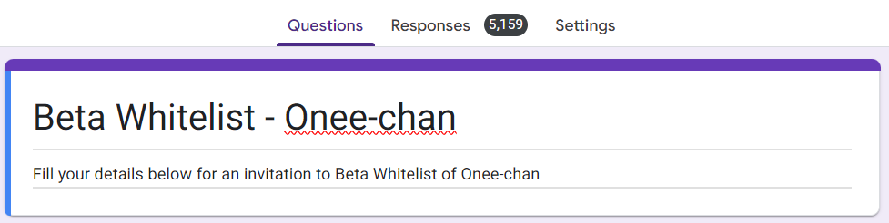 Our telegram group is live! Join t.me/oneechanAI to get $CHAN when the time comes!🎈

There will be mini announcements and Q&amp;As on TG group, Oneechan is waiting for you ♥️

And we have over 5000 (!!!!) people showing interest in Oneechan beta whitelist, thank you so much!
