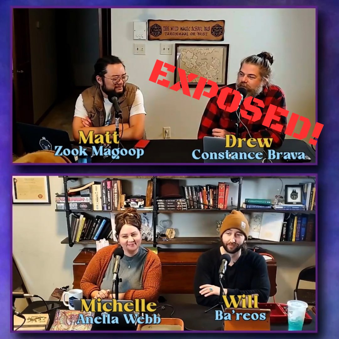 wildmagicpod's tweet photo. 🚨New Episode alert! 🚨 
Episode 18 is out now and we expose several secrets in and out of the game! You won’t wanna miss this one!

#dnd #dndpodcast #podnation #wmsb #ttrpg #dndbeyond https://t.co/purgzER2SM