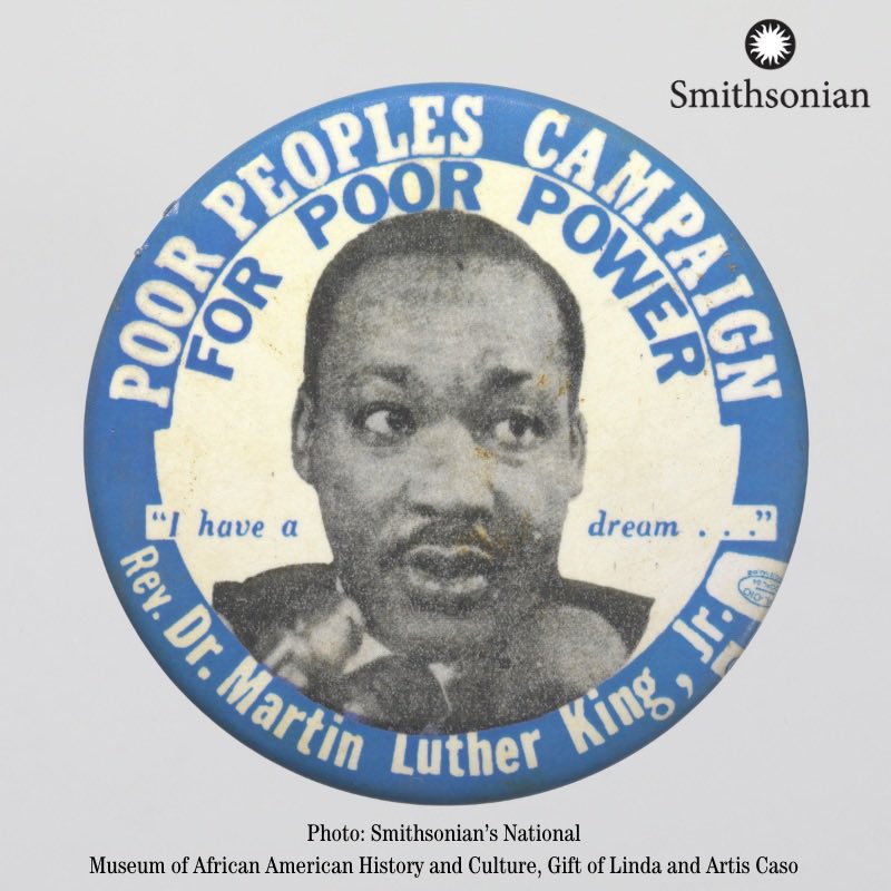 sitesExhibits's tweet photo. “This will be no mere one-day march in Washington, but a trek to the nation’s capital by suffering and outraged citizens who will go to stay until some definite and positive action is taken to provide jobs and income for the poor.” -Martin Luther King Jr. #1968CampaignForPoor https://t.co/5B9t9Lxx1Z