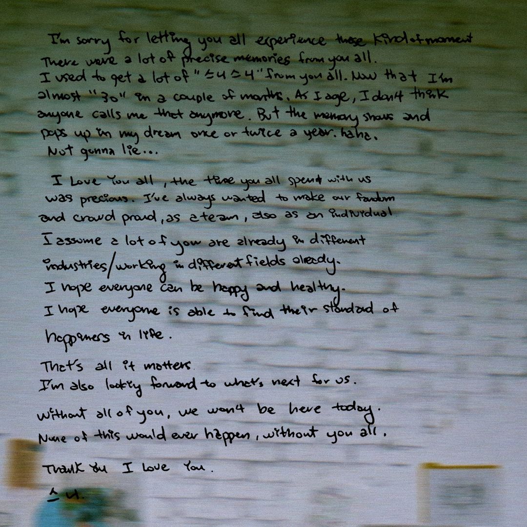 Only letter I can read atm And it has me sobbing Thank you @JacksonWang852 you are one of the best people the world will ever have Thank you for being all our standard of love Happy 10th Anniversary PAGE TEN WITH GOT7 #ADecadeWithGOT7 #갓세븐_십년째무대뿌셔 @GOT7