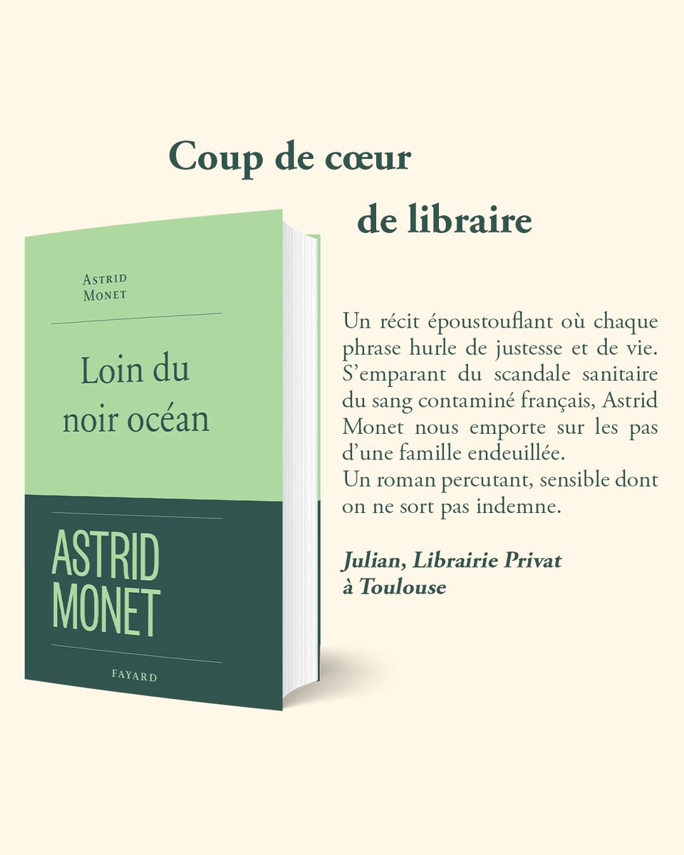 ✨ Chers libraires, merci infiniment pour le magnifique accueil réservé à « Loin du noir océan » de <a href="/MonetAstrid/">Astrid Monet</a> ✨

📖 fayard.fr/livre/loin-du-…
