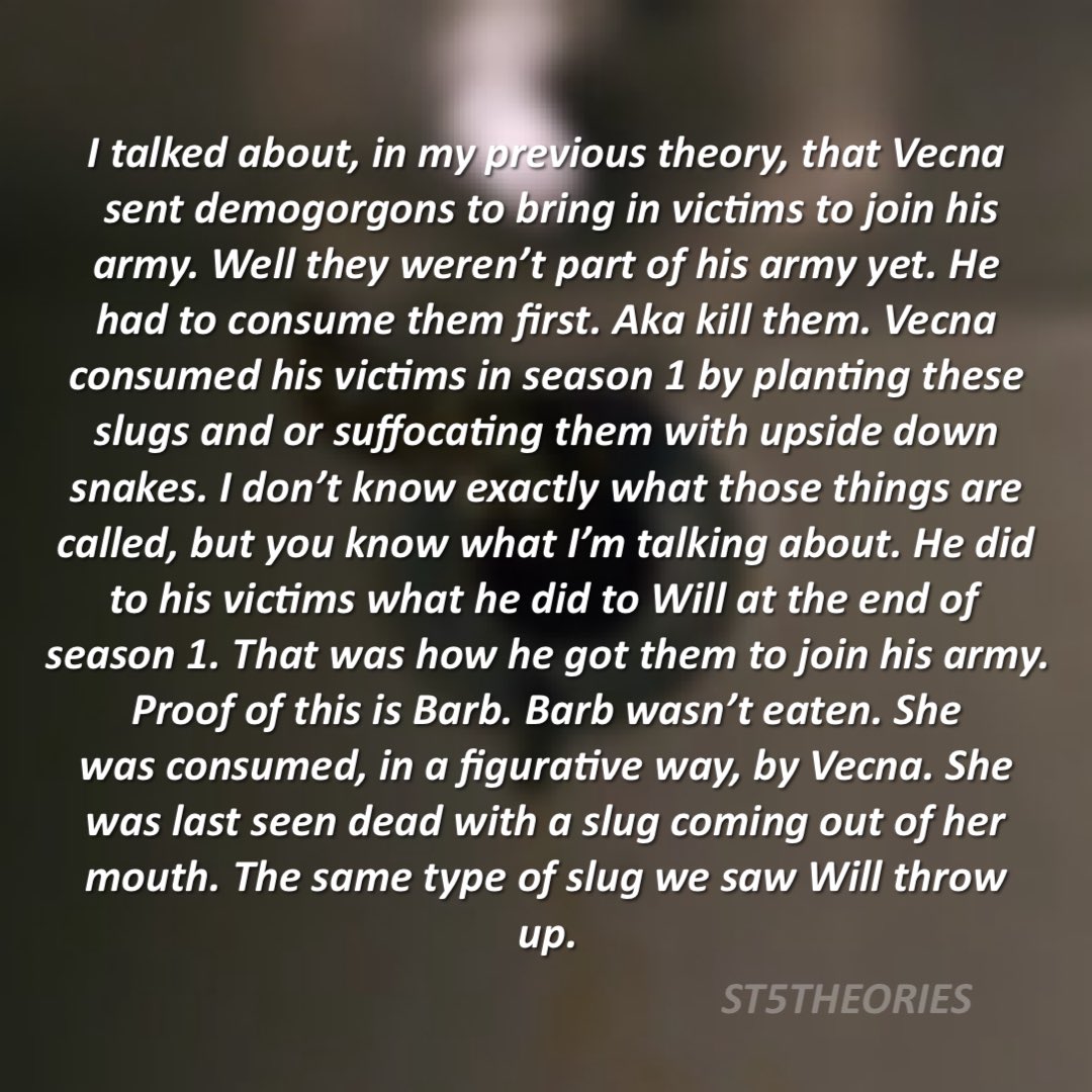 ST5theories's tweet photo. Theory #72: “The Slug” https://t.co/dBTwmQvt4M