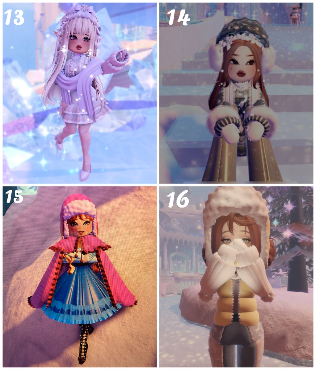 Kimidacookie's tweet photo. ~~ Avatar Elimination ~~          
~Round 1~                    

~Theme:   Do you want to build a Snowman?☃️              

- Please vote OUT 3 Outfits!    
- Contestants can vote 1 Outfit!    
- NO CHEATING  

~Good Luck! https://t.co/DltkaYS48f