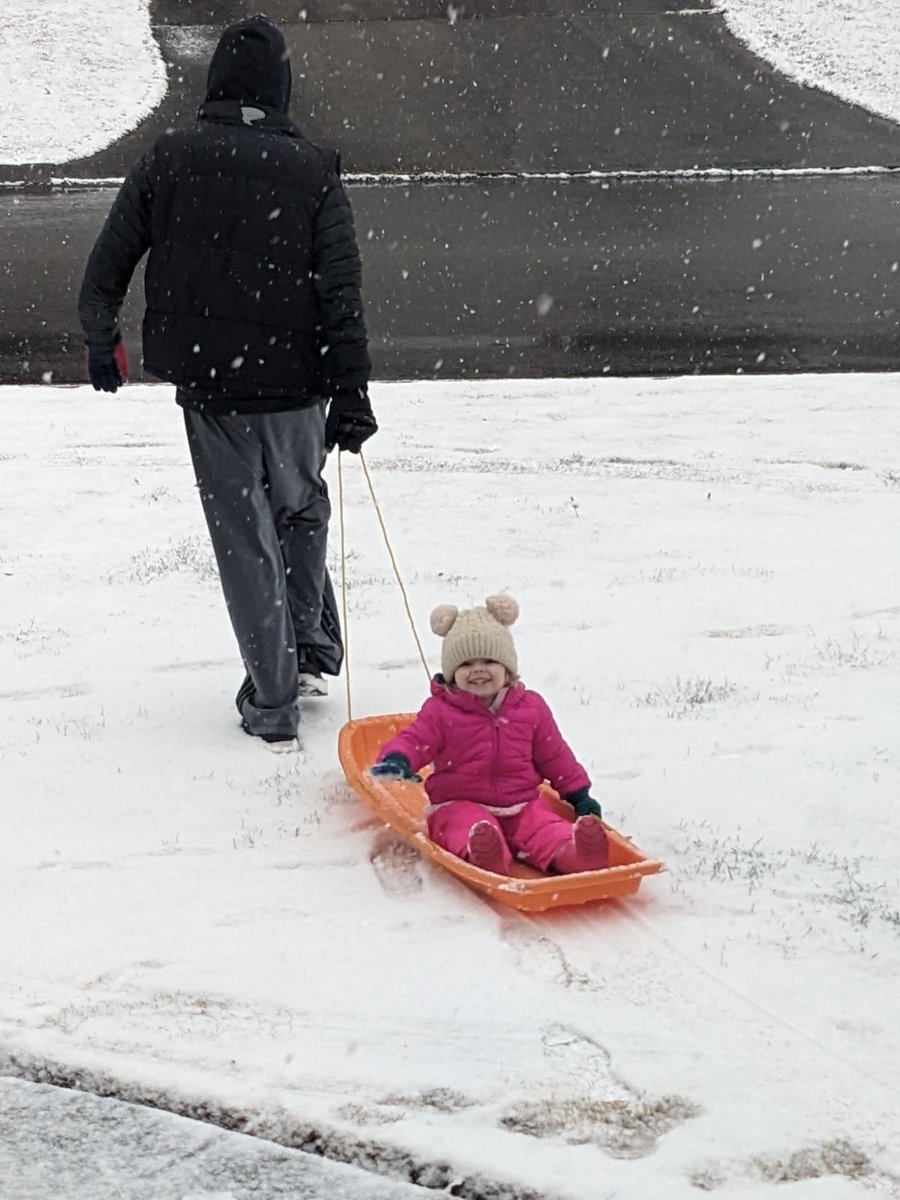 AuthorMrJ's tweet photo. Fun in the snow with my Boogie! #PappyTime https://t.co/11ISgtU7Bf