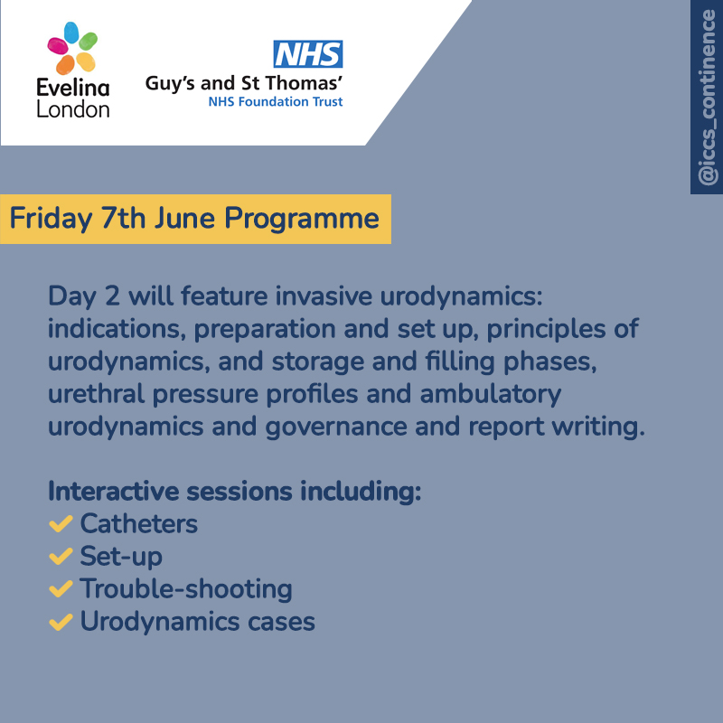 The course will cover normal childhood bladder and bowel anatomy and function along with an outline of Bladder Bowel Dysfunction.

See more: bit.ly/paediatriccour…

#urologist #pediatric #urotherapist #physiotherapist #nephrologist #incontinence