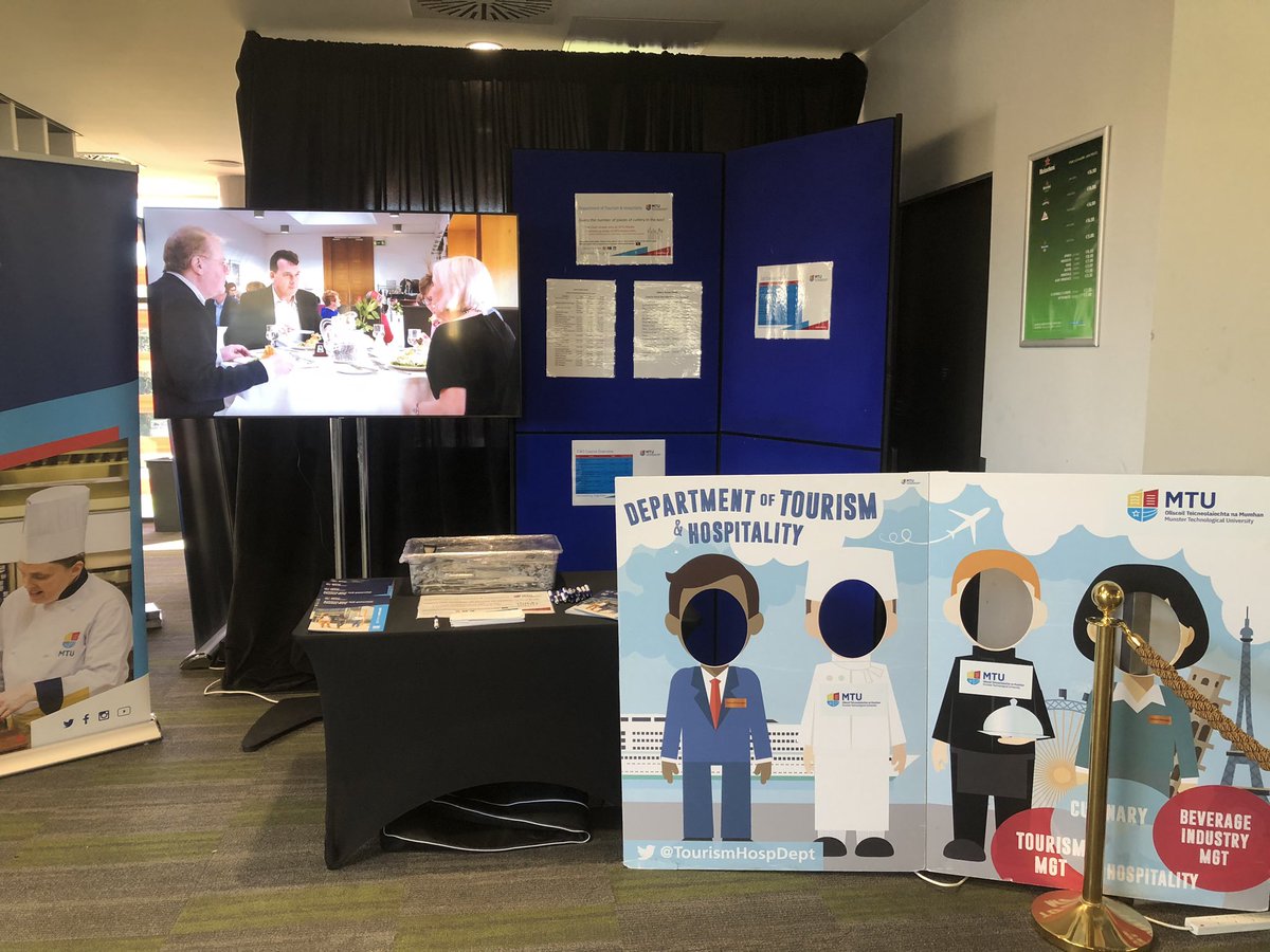 TourismHospDept's tweet photo. Looking forward to the TY Show 2024 which @TourismHospDept will attend with @MTU_ie tomorrow 10-4 in @PaircUiCha0imh #TransitionYears #careers @Cork_IHF @noelgmurray https://t.co/bciyXkyt2g