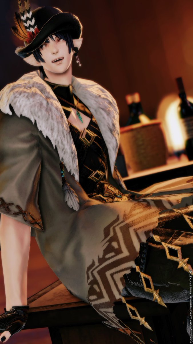 avatar_(ff14) 「#メンテなので自機の設定を再掲する Renard Hanel(レナード・アネル)」|たまも🦊のイラスト