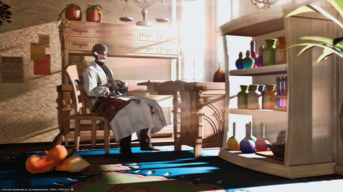 avatar_(ff14) 「#メンテなので自機の設定を再掲する Renard Hanel(レナード・アネル)」|たまも🦊のイラスト