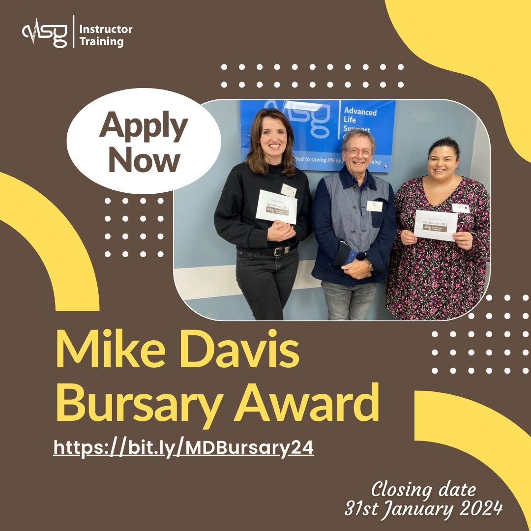 _ALSG_'s tweet photo. Don't put off your instructor training; apply for the Mike Davis Bursary Award. However, you'll need to be quick, the closing date is 31st January! For more information and to apply, go to: https://t.co/AQmHo7k9dZ #FutureInstructors #GIC #InstructorTraining https://t.co/qSBLV1H36m