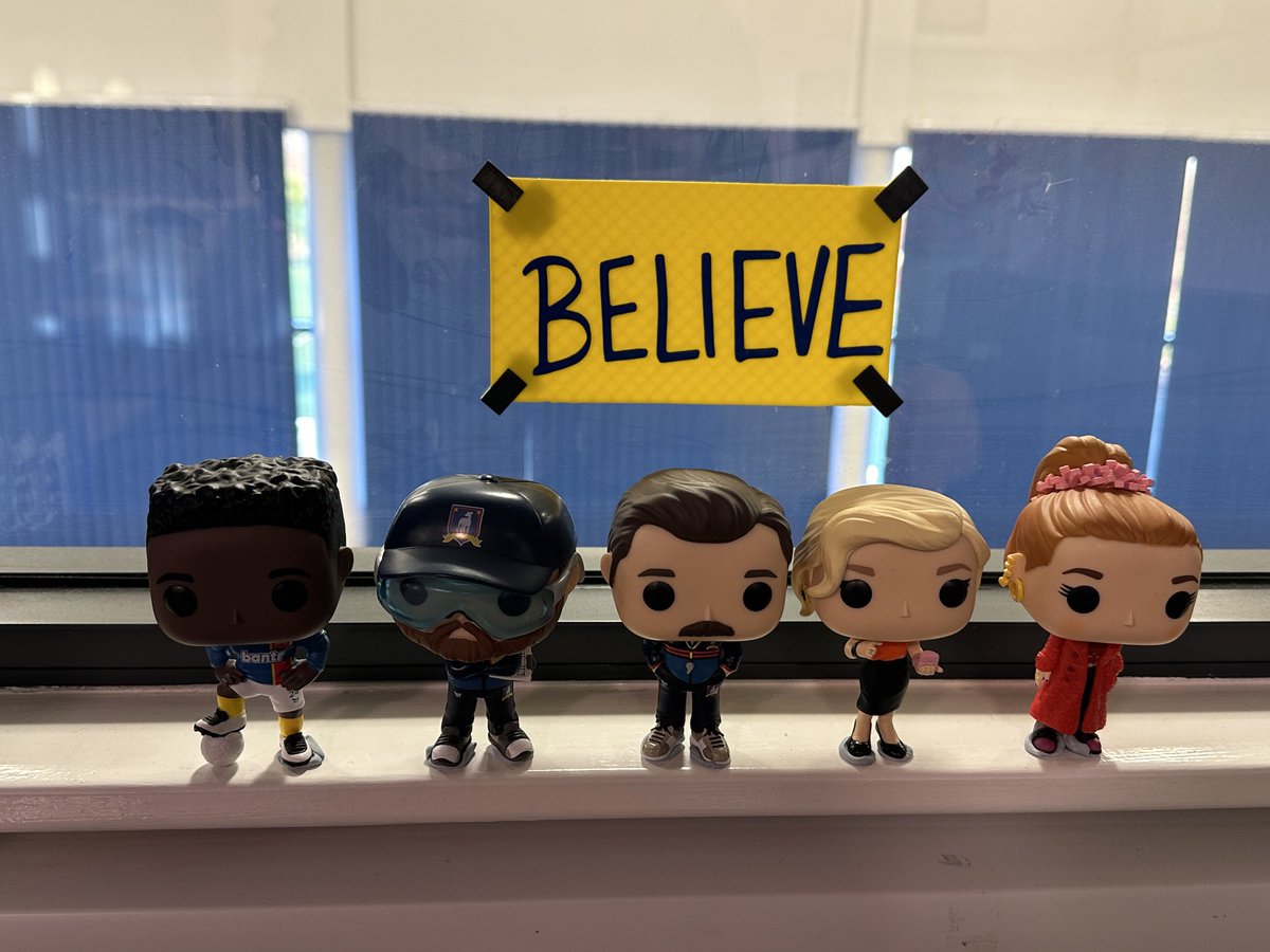MrYoungBECS's tweet photo. Some new additions to my class, I loved watching ⁦@TedLasso⁩ it’s gave me some great life lessons https://t.co/Em8nFBb4Y5