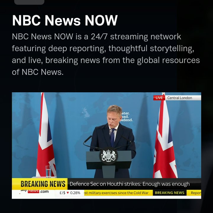 NewAgeJohnny1's tweet photo. Meanwhile; speaking of sabotaging and the news, I wonder why they had sky news on NBC news now this morning for almost an hr. https://t.co/RFInoEcxgy