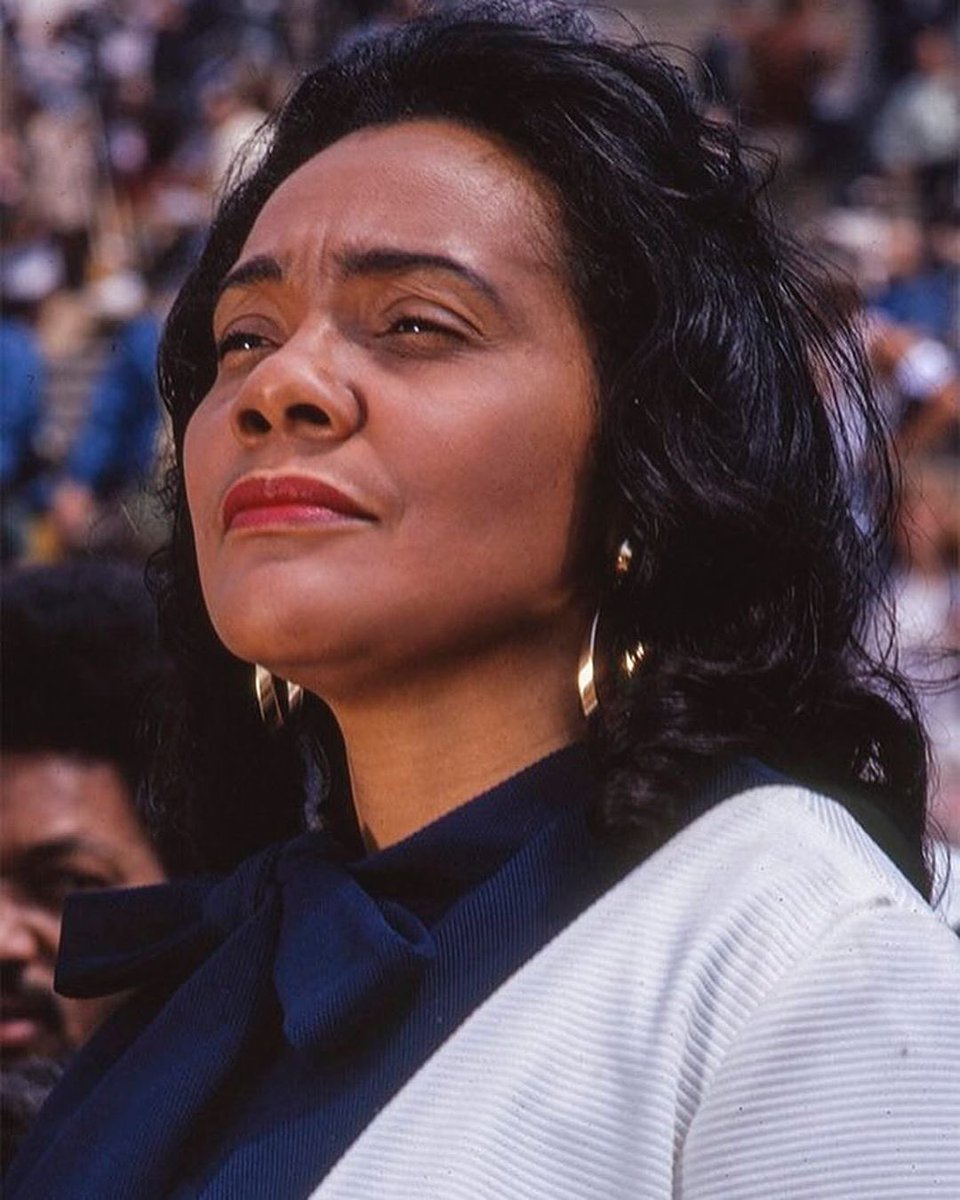 Mrs. King was the backbone of everything. I don’t believe that Dr. Martin Luther King Jr. would’ve been the man he was, if he wasn’t married to Mrs. Coretta Scott King. 💜 👑 #mlk95 #mlkday #mlk #corettascottking