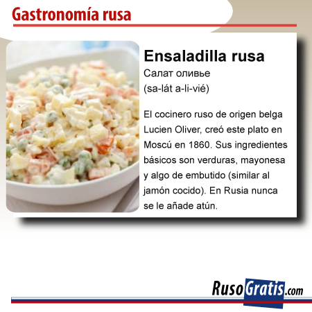 La receta exacta de la ensaladilla rusa se perdió con la muerte de Lucien Olivier. ¿Cuál sería su sabor?