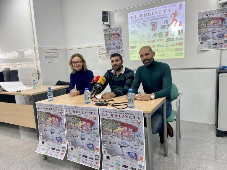 Carlos1Perello's tweet photo. Molina de Segura y la concejalía de @DEPORTEYSALUD4 sigue colaborando y trabajando por y para el deporte 🤝
✅ 1º Edición Carrera Popular organizada por @colegiovicentem a favor de #Dismo 🏃♀️
📚 Homenaje al profesor Antonio Gómez 🖤
#MolinaDeSegura
#ConservaDelDeporte https://t.co/rdaiiP2cgZ