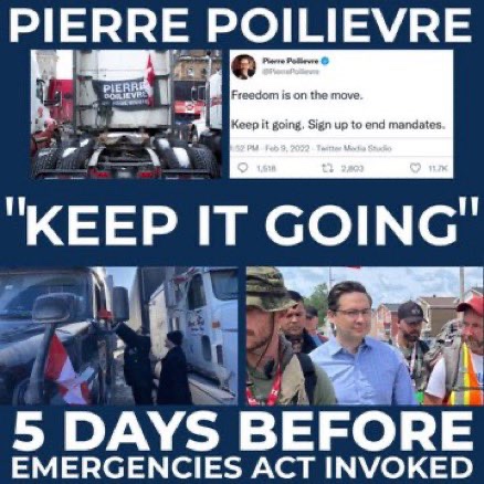 TheReal_UB's tweet photo. @PierrePoilievre They came out for a last look before your return to the #backbench, that is if #carleton returns you to office. #NeverForget #poiLIEvre's support for #OttawaOccupation! #FreedumbClownvoy #neverpoiLIEvre #NeverVoteConservative #cdnpoli https://t.co/Q0fPZdv4HQ
