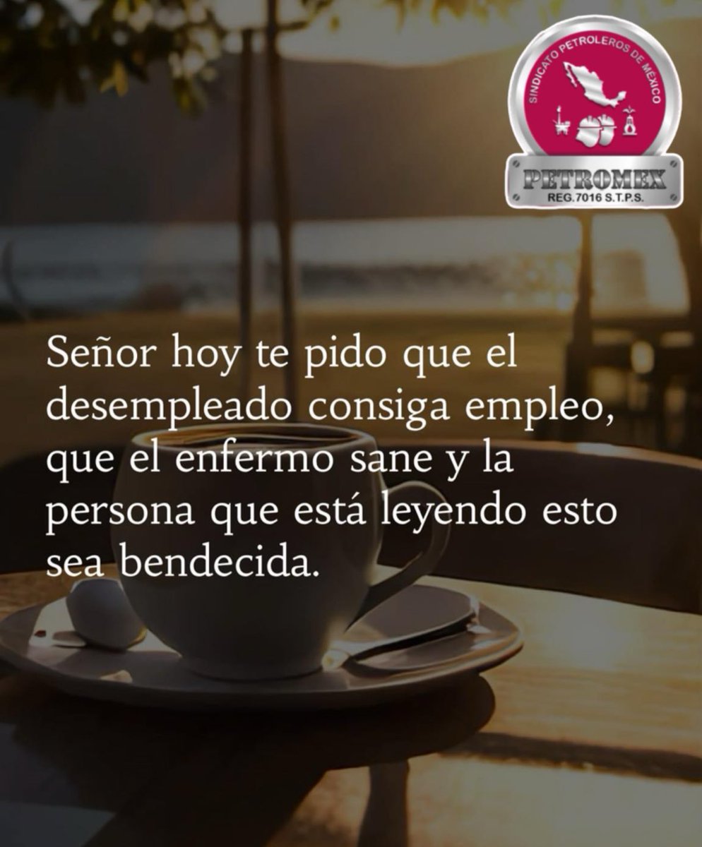 alexpinhez's tweet photo. Excelente inicio de semana!!
#SomosPetromex #BuenosDías https://t.co/qNfG0A9Gf3