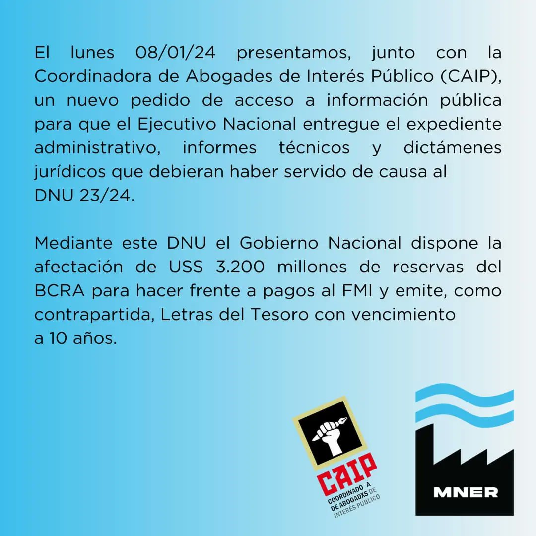 EmpRecuperadas's tweet image. 💣 Más endeudamiento a sola firma, mas deuda ilegal

Conocé sobre la presentación de @AbogadxsDe junto al Movimiento Nacional de Empresas Recuperadas