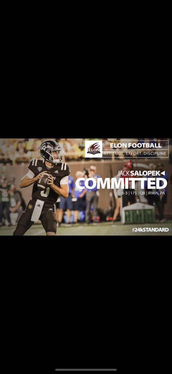 Excited for what’s next! @ElonFootball