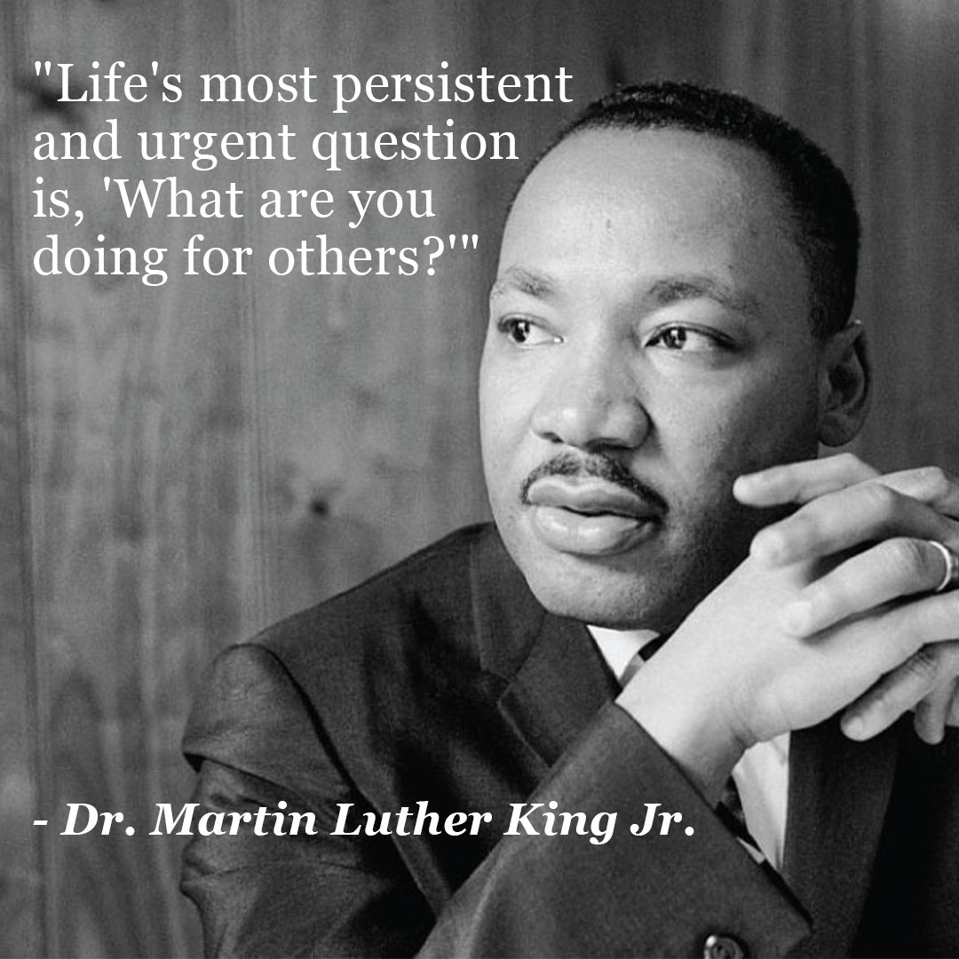 Today marks the birth of Dr. Martin Luther King Jr. May we honor his legacy through acts of selflessness while sharing in the ambition of building toward a more equitable tomorrow ❤️
