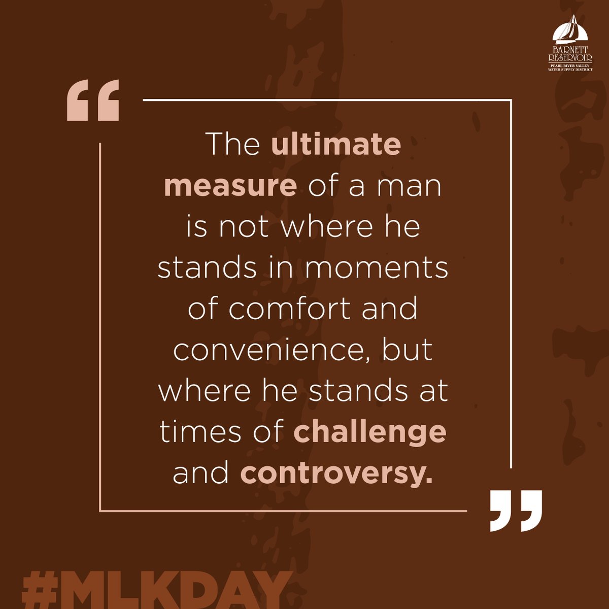 Today we honor and observe Dr. Martin Luther King, Jr. May we all strive to live a little more like Dr. King.