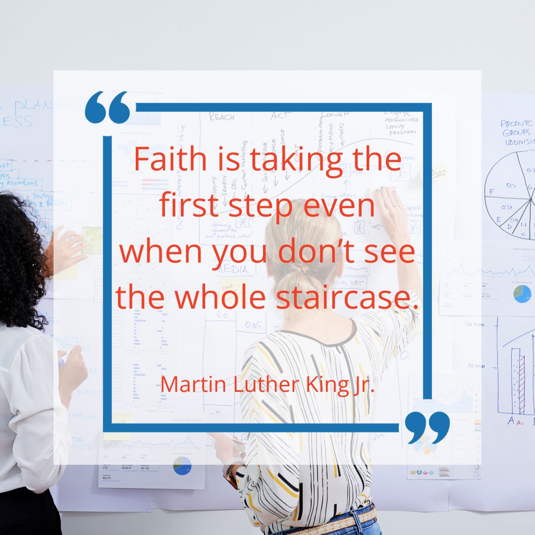 Always have faith in the journey. #MLKDay #Marketing