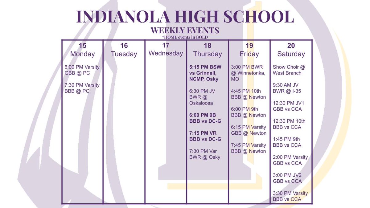 IHS Main Office (@Indianola_HS) / X