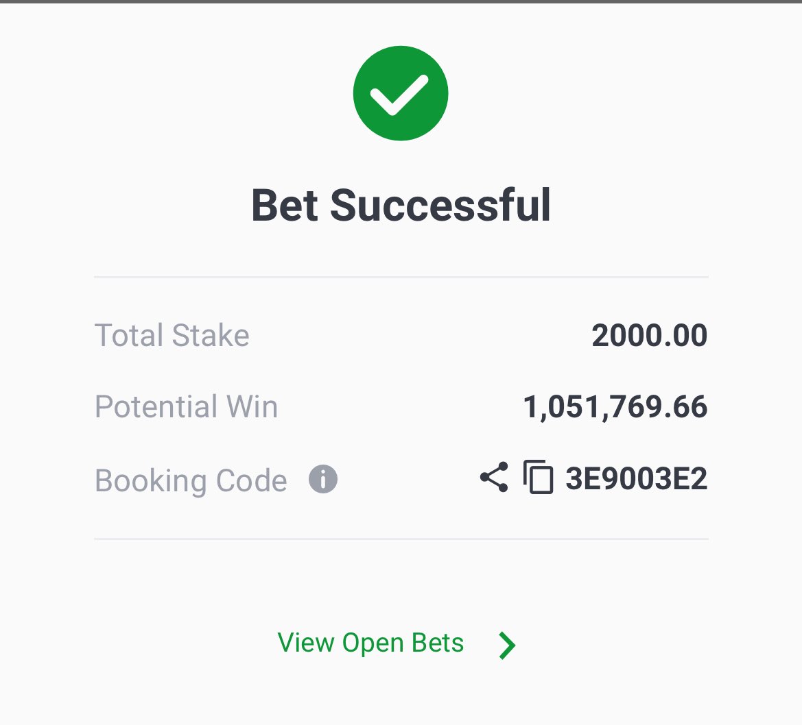 cindy_blog's tweet photo. Sportybet: 3E9003E2, 95FE3DED ✅ https://t.co/Y8xxfpTpDC