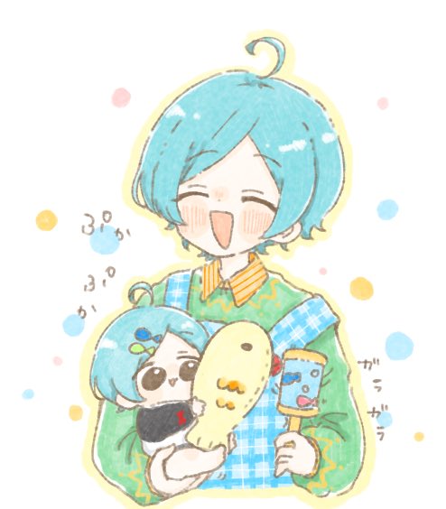 「baby blue hair」 illustration images(Latest)