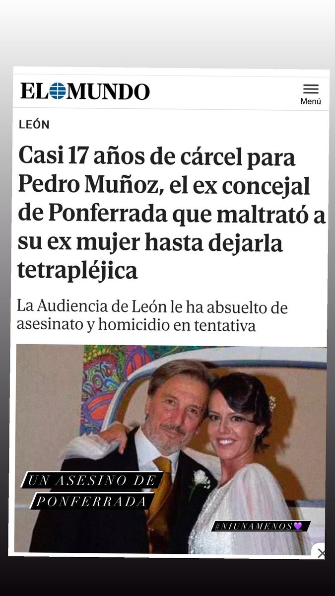 Tenéis un asesino suelto por vuestra bonita ciudad <a href="/AytoPonferrada/">Ayto. de Ponferrada</a> 🥹 🚨 tened cuidado #ponferrada #ViolenciasMachistas