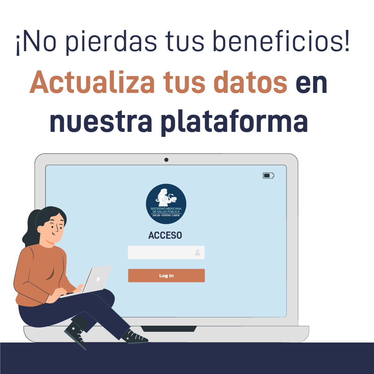 saludpublicaac's tweet photo. 📅 ¡Durante enero, actualiza tus datos! 👩💻
De esta manera, si pagaste tu anualidad durante la 77 Reunión Anual de Salud Pública, te enviaremos tu membresía de Socio #VRIM a tu domicilio. 🏠
➡️ https://t.co/rji5LQiNFV y sigue estos sencillos pasos.
⏰ Tienes hasta el 31 de enero. https://t.co/IhGDMsVOeR