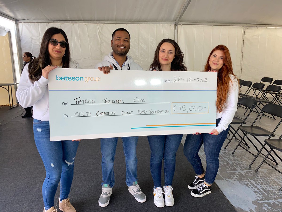 BetssonGroup's tweet photo. We're dedicated to improving the communities we're part of, and for eight years, we've supported #Listrina, Malta's largest annual telethon for The Malta Community Chest Fund Foundation. ❤️
Betssonites contribute a portion of their salary, matched and doubled by Betsson Group. https://t.co/xPkiSWzQuv