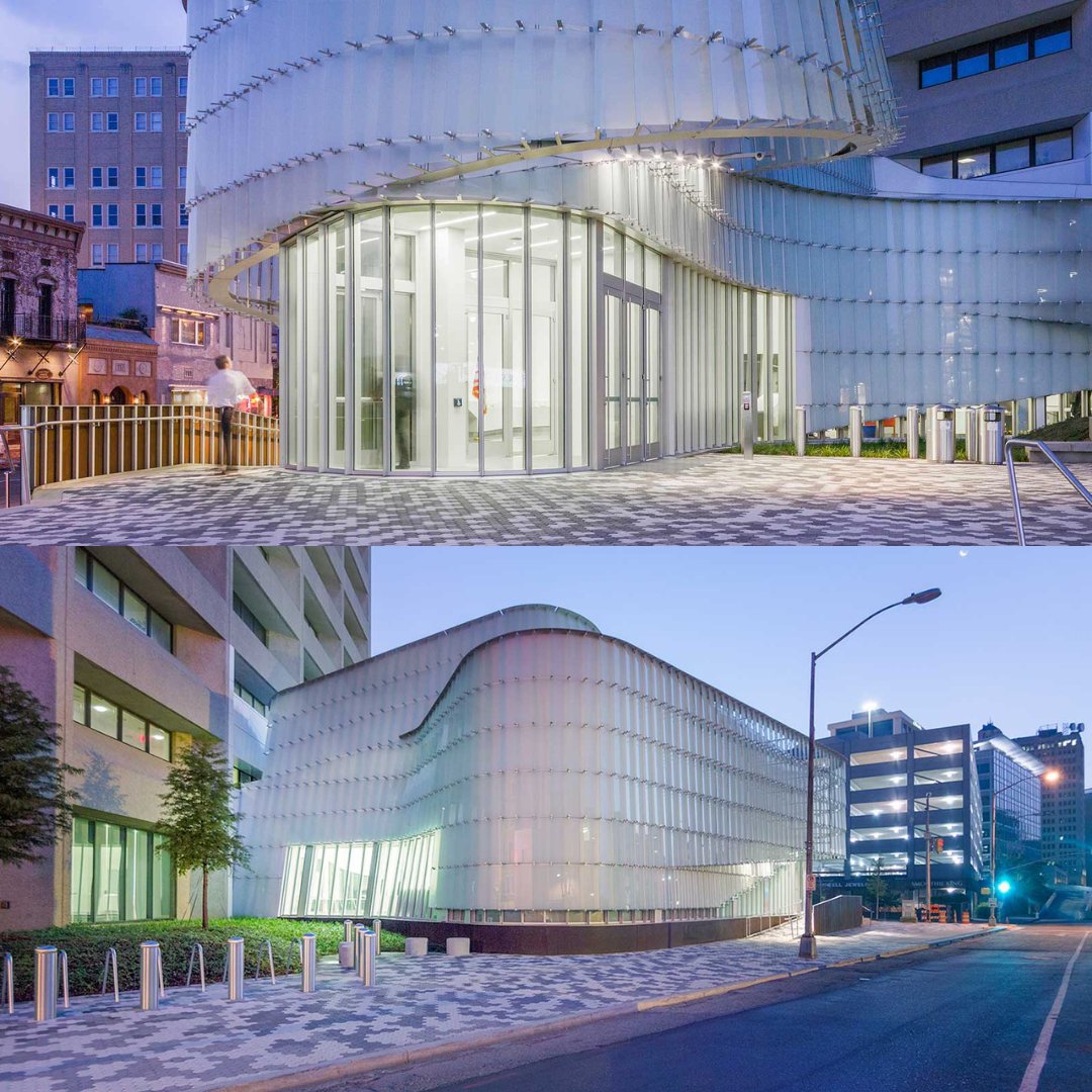 azahner's tweet image. Zahner&apos;s Design Assist project delivery method offers seamless collaboration with architects, contractors, and fabricators to bring their ideas to life.   

Pictured is Mccoy Federal Courthouse GSA In Jackson, Mississippi.

#zahner #zahnertechnologies #designassist #architecture