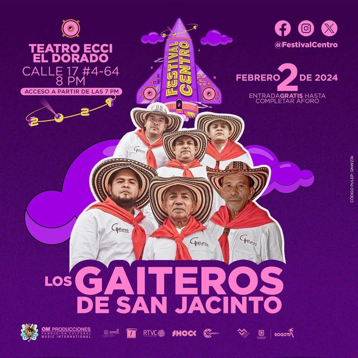 Gaiteros San Jacinto tweet media