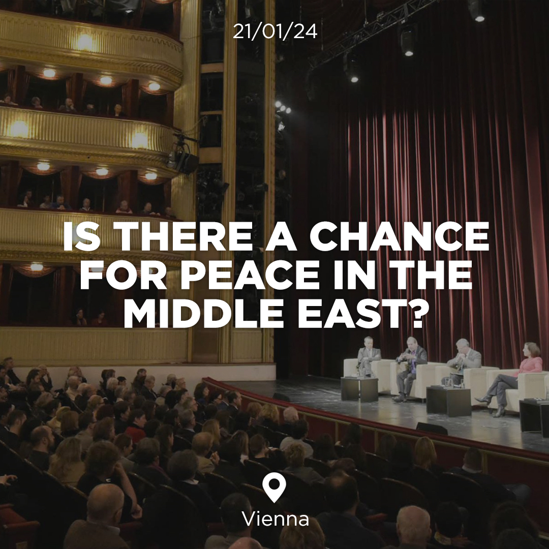 erstefoundation's tweet photo. Is there a chance for peace in the Middle East?

The upcoming #DebatingEurope event at @burgtheater  will address this critical issue, following the recent Hamas massacre on 7 October 2023 and Israel's subsequent Gaza military operation.

These events have intensified tensions in the region, raising doubts about reconciliation and peace.

However, the conflict's solution may return to the political agenda post-war.

Can Europe, and not only the US, play a role in that process?

The high-level panel will tackle this & other questions.

@MishaGlenny (@IWM_Vienna) will chair the discussion between:

- @guharrer (@derStandardat)
- @a_schallenberg (@MFA_Austria)
- @dahliasc (@TCFdotorg)

The discussion will be held in English.

🗓Sunday, 21 January, 11:00

More info ⬇️

https://t.co/PBnYIMc4nM