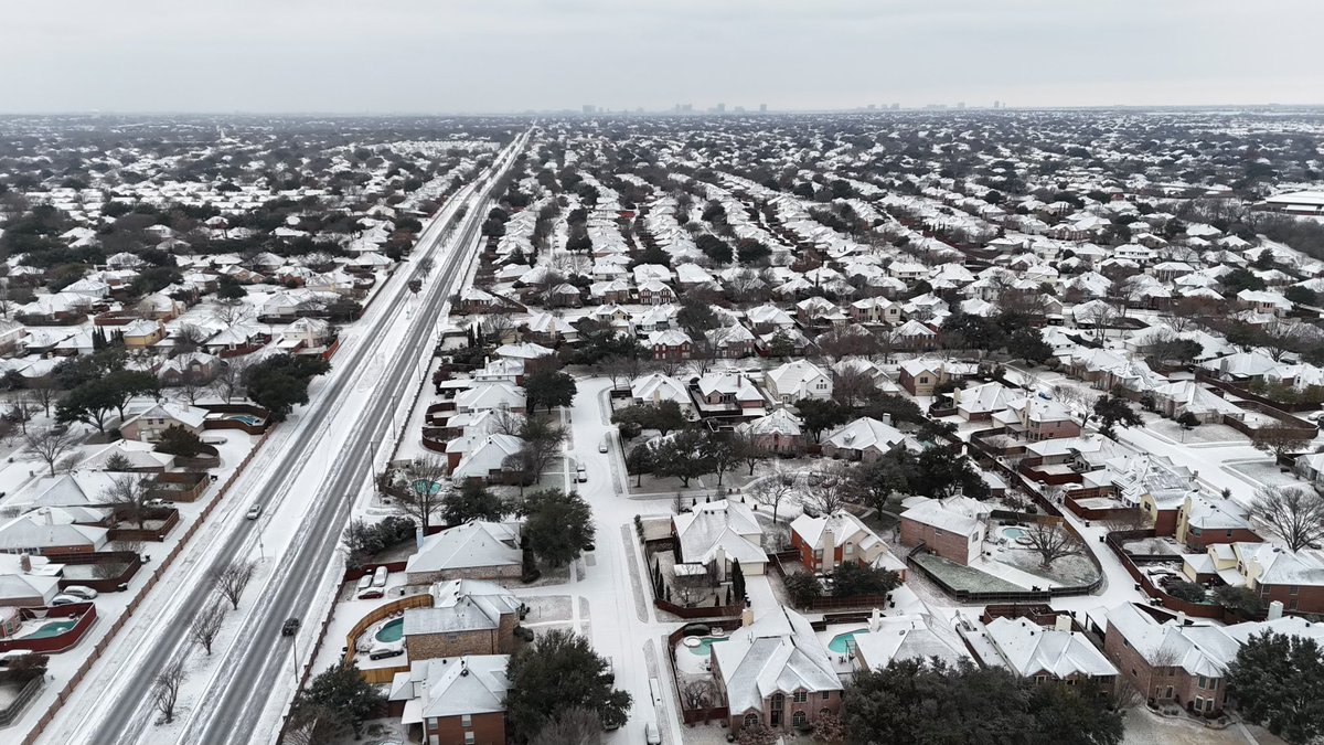 Drone view in Plano, TX @ShannonMFox4