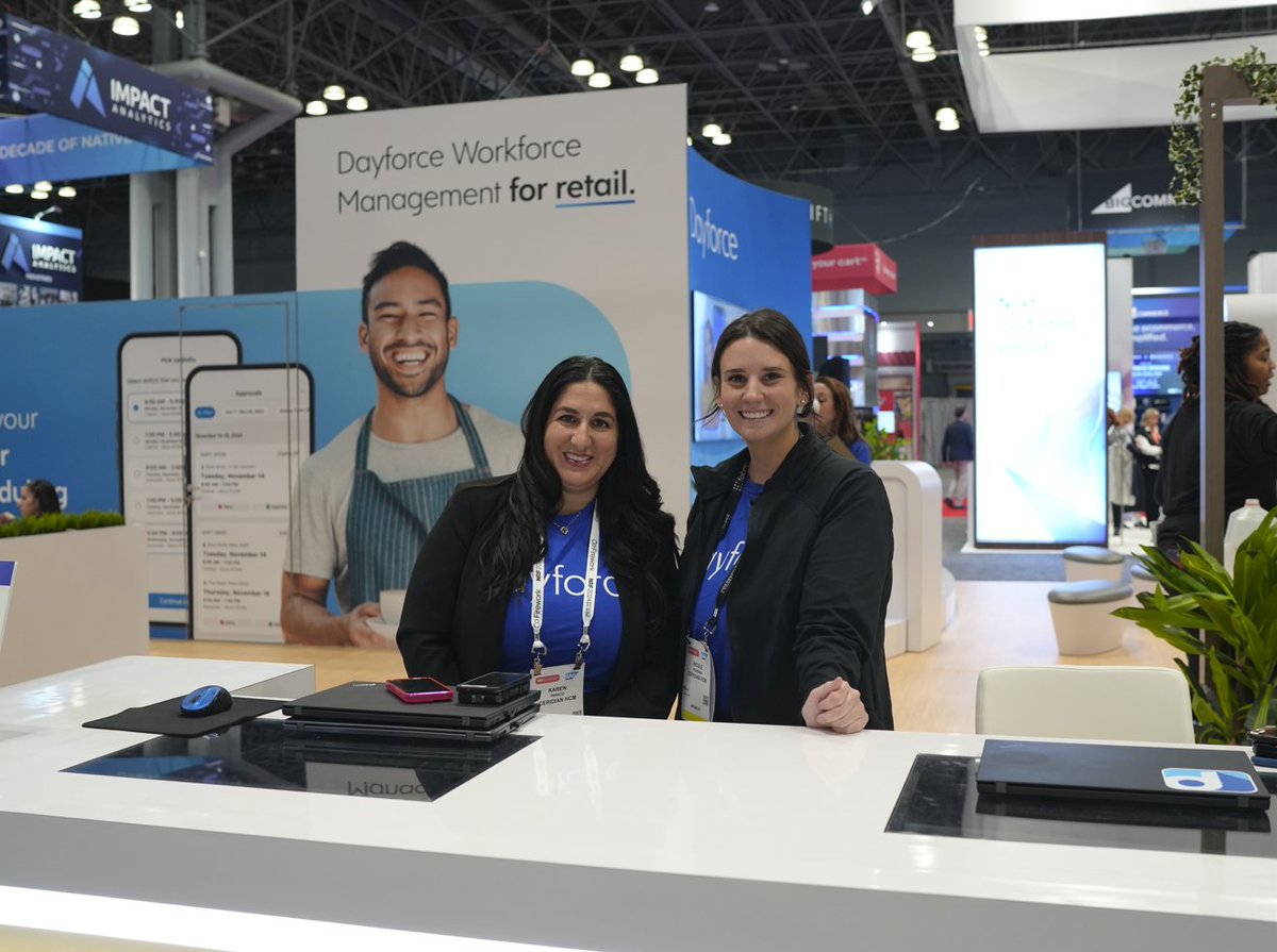 You deserve a better workforce technology partner. We’re ready to show you how we make work life better at #NRF2024. Visit us today at booth #5457 for a demo presentation of Dayforce, beginning at 12:30 p.m. ET.