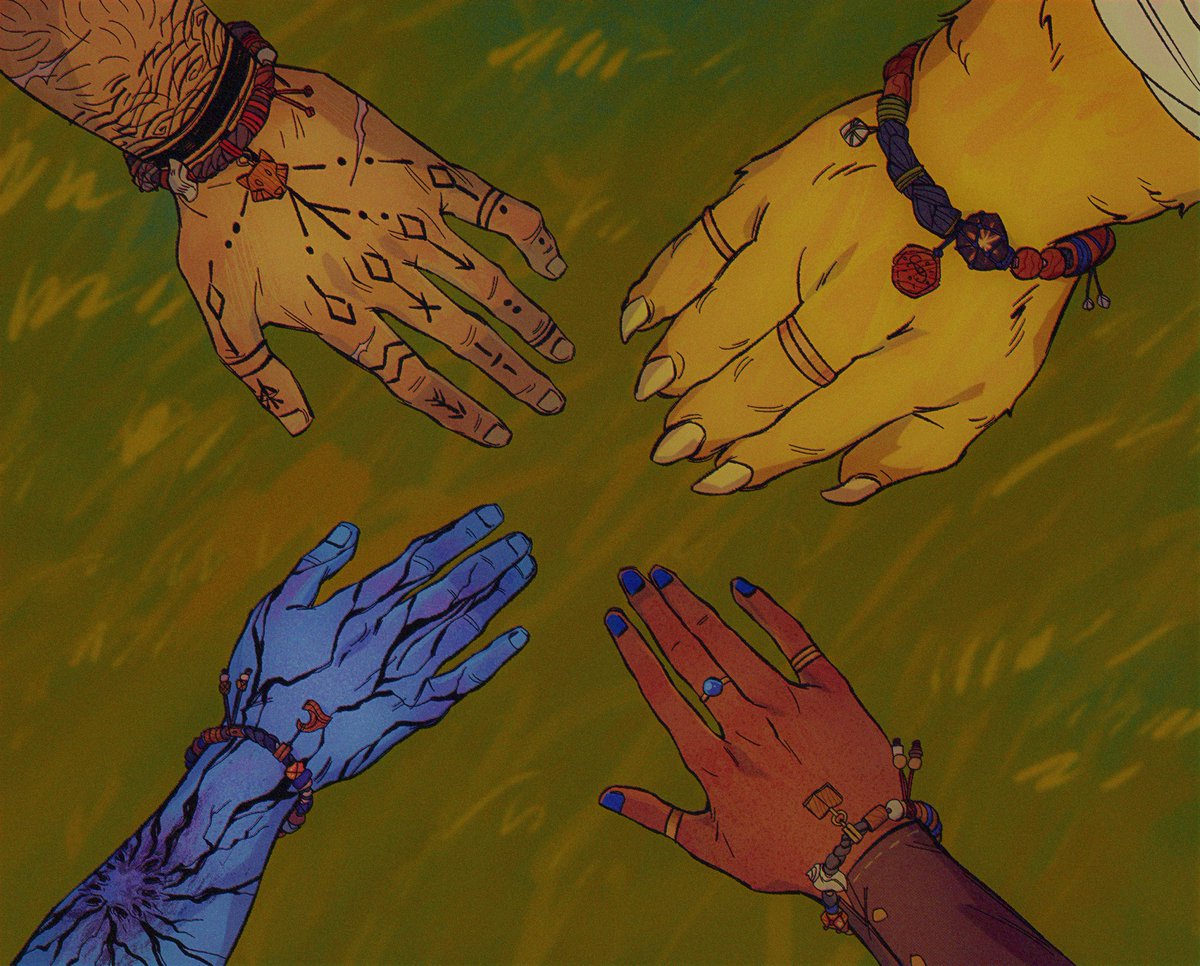 lesbianmage's tweet photo. Last night's session was our party's one year (irl not ingame) anniversary 🥳🥳🥳 https://t.co/KJJ0lVLmDd